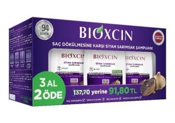 Bioxcin Siyah Sarımsak Şampuanı 3 al 2 öde