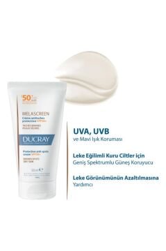 Ducray Melascreen Cream SPF50+ Lekeye Eğilimli Ciltler Güneş Koruyucu 50 ml