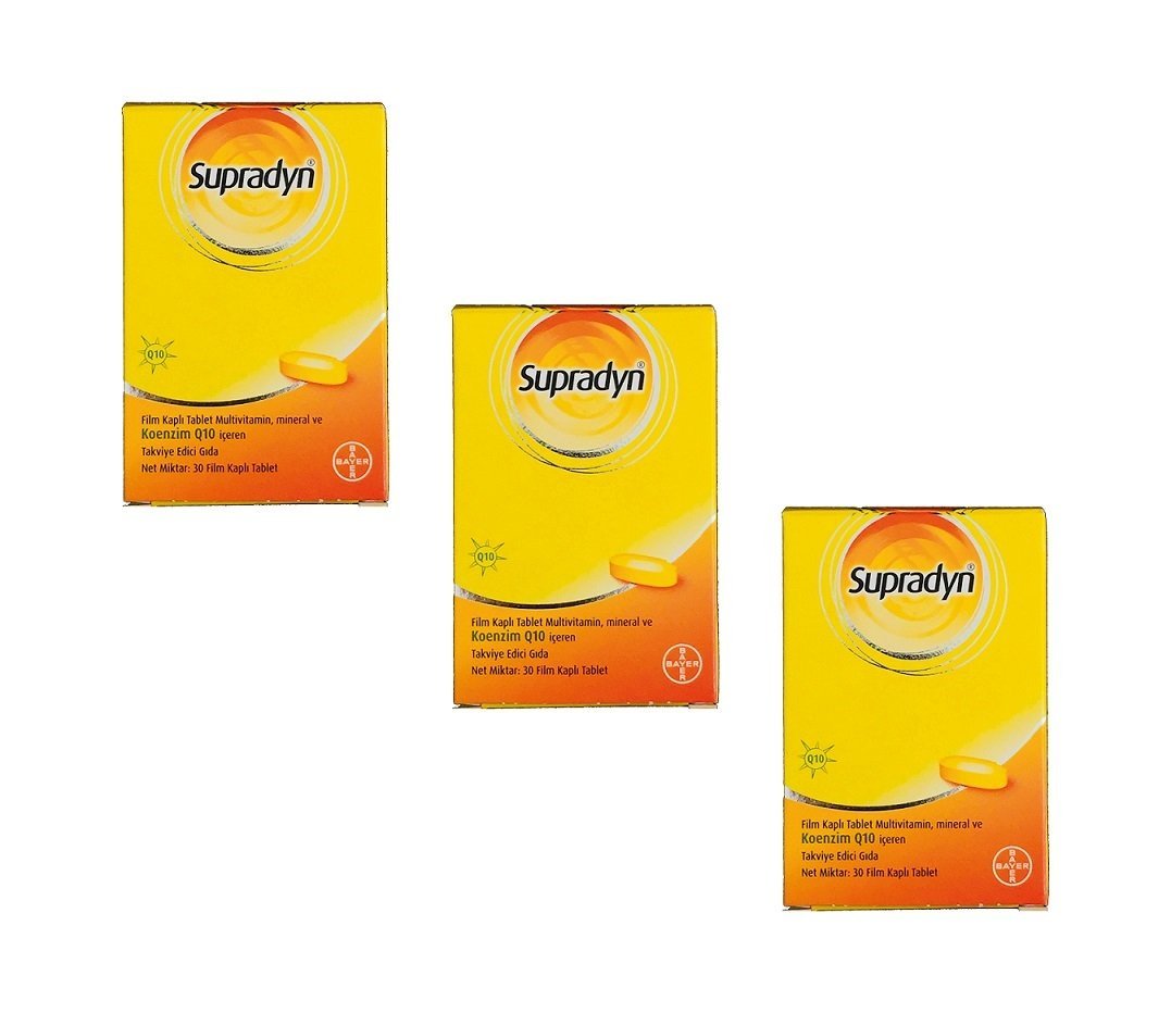 Supradyn 30 Film Kaplı Tablet 3 Kutu
