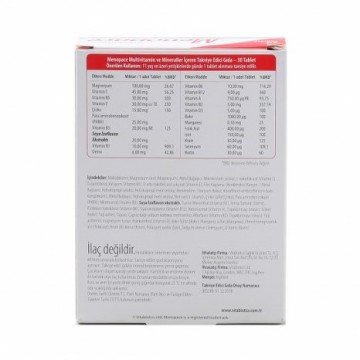 Vitabiotics Menopace Multivitamin 30 Tablet