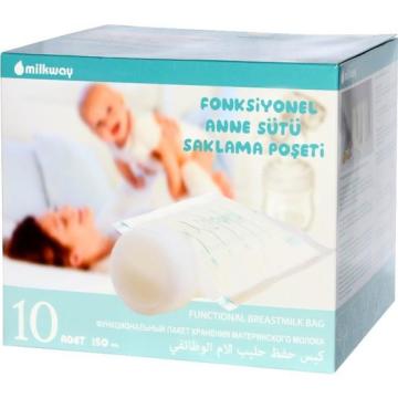 Milkway Fonksiyonel Anne Sütü Saklama Poşeti 10x150ml