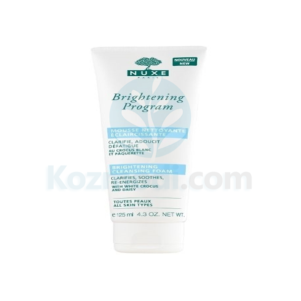 Nuxe Brightening Program Mousse Nettoyante Eclaircissante 125 ml Yüz Temizleme Köpüğü