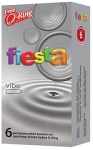 Fiesta Vibe Titreşimli Prezervatif  6 Adet