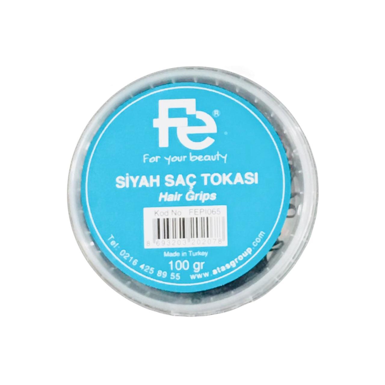 Fe Siyah Tel Saç Tokası 100 gr