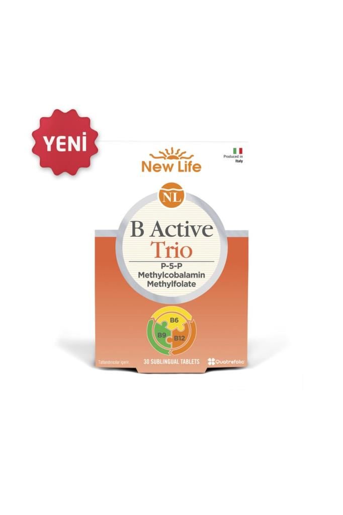 New Life B Active Trio Takviye Edici Gıda 30 Kapsül