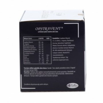 Opstravent Lepidium Içeren 180 Kapsül Takviye Edici Gıda