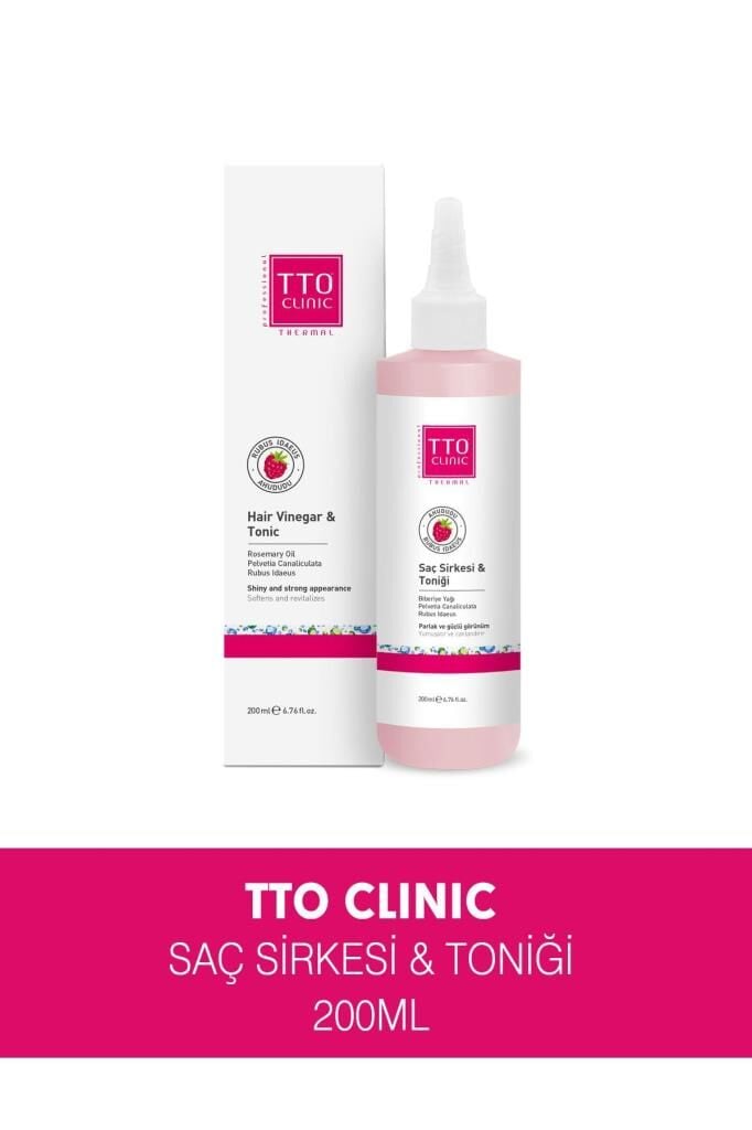TTO Clinic Saç Sirkesi ve Toniği 200 ml