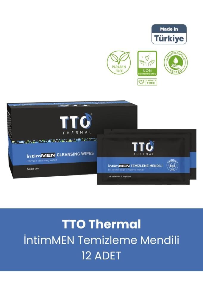 TTO Thermal Intimen Temizleme Mendili 12 Adet