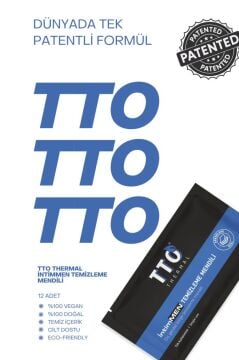 TTO Thermal Intimen Temizleme Mendili 12 Adet