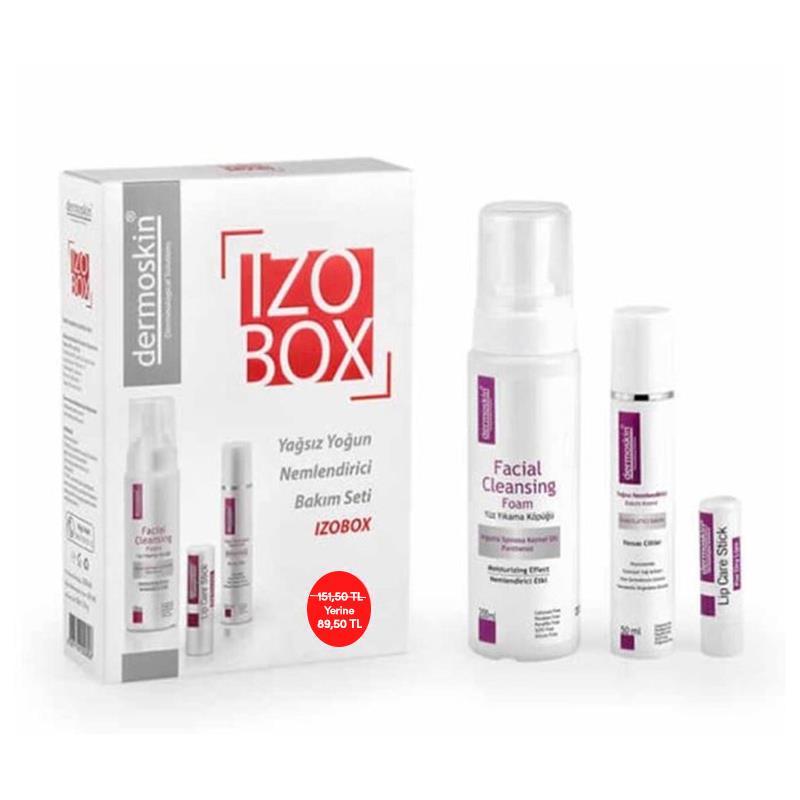 Dermoskin İzobox Yağsız Yoğun Nemlendirici Bakım Seti