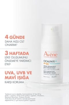 Avene Cicalfate+ SPF50+ Multi Protectice Skin Repair Cream 30 ml
