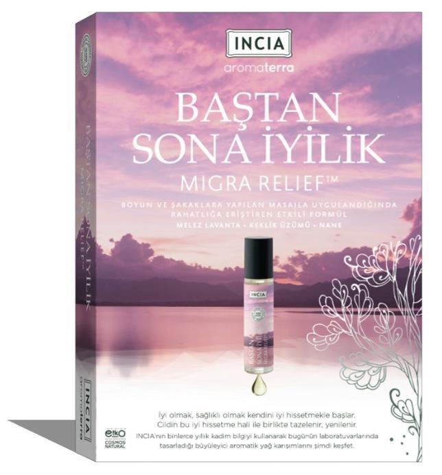 İncia Aromaterra Baştan Sona İyilik ( Migra Relief ) 10 Ml