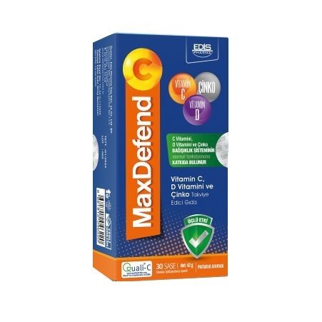 MaxDefend C Vitamin C, Vitamin D ve Çinko 30 Saşe