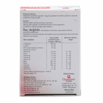 Doppelherz Aktiv Biotin+L-sistein+Çinko 30 Kapsül