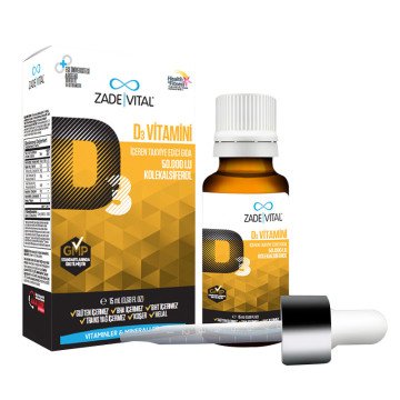 Zade Vital D3 Vitamin 15 ml Damla