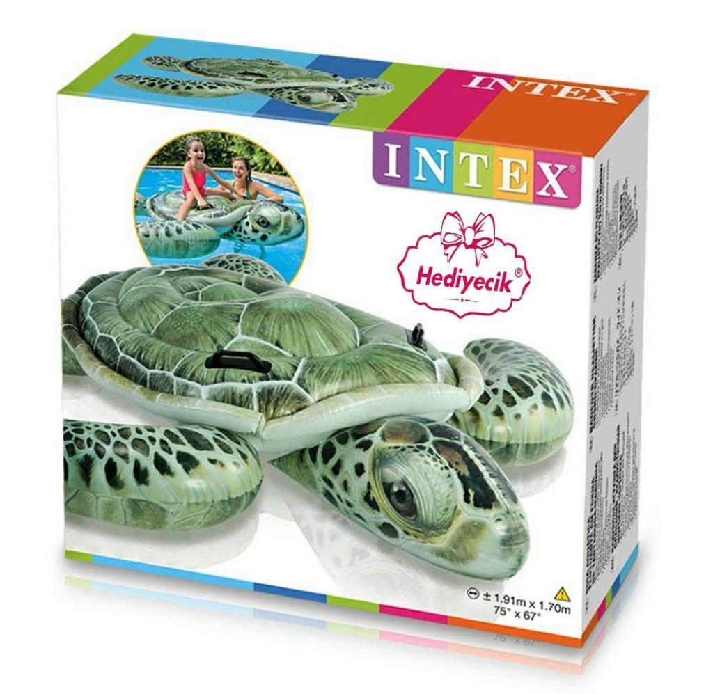 Intex Gerçekçi Deniz Kaplumbağası Deniz Yatağı 191 cm