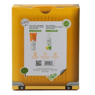 Incia Bebek Güneş Kremi SPF 50 + 100 ml + Vücut Koruyucu Losyon 100 ml