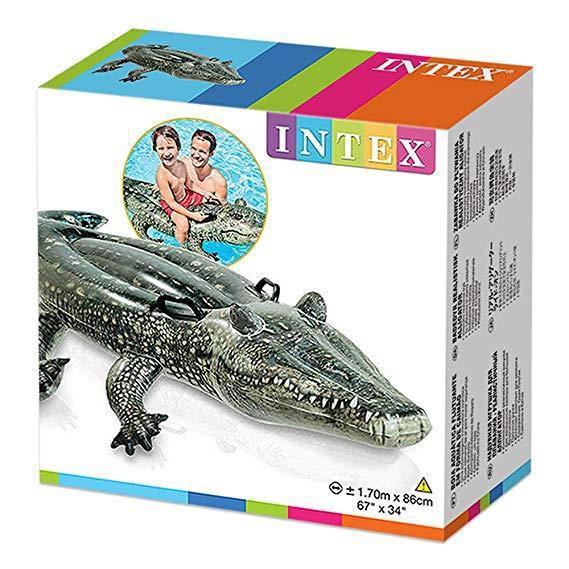 Intex 57551 Gerçekçi Timsah 170 cm