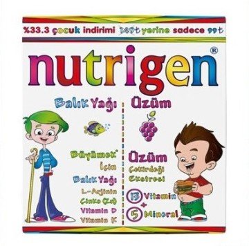Nutrigen Balık Yağı + Üzüm Kofre