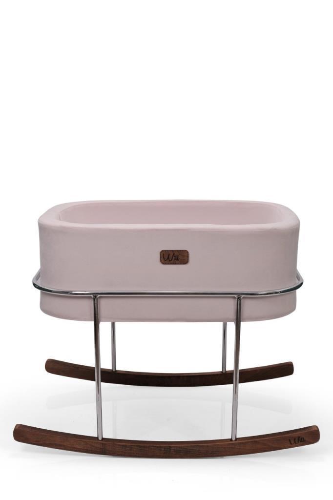 Will Beside Anne Yanı Beşik Light Pink Silver