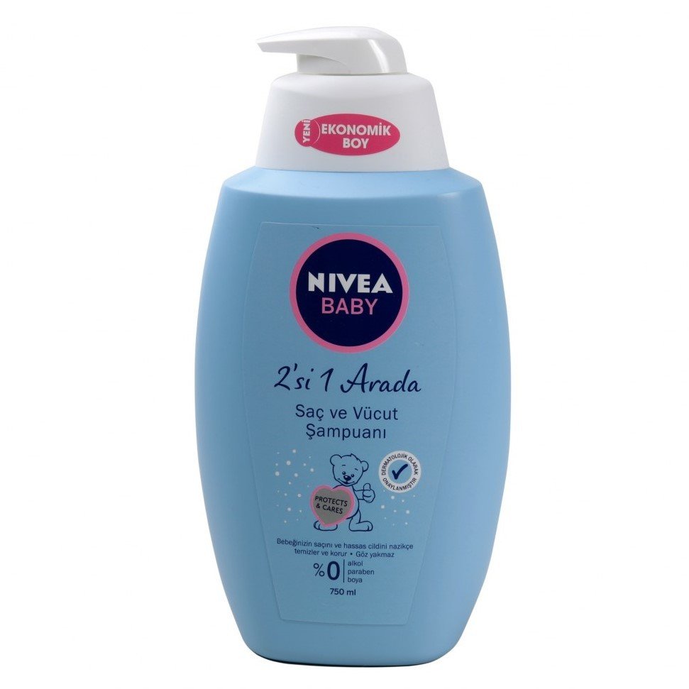 Nivea Baby Saç ve Vücut Şampuanı 750 ml