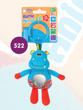 Wee Baby Oyuncak Çıngırak Aynalı Hippo 522