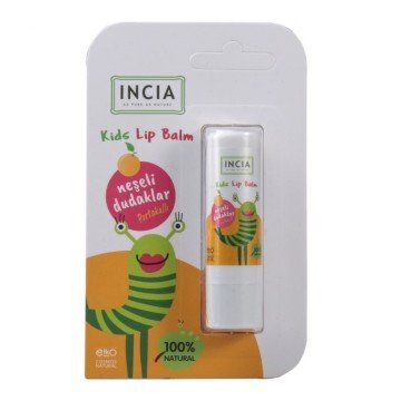 Incia Kids Lip Balm Dudak Besleyici Portakal 6 gr