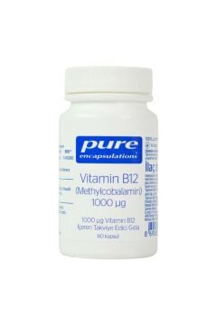 Pure Encapsulations Vitamin B12 (Methylcobalamin) 1000 µg 60 Kapsül