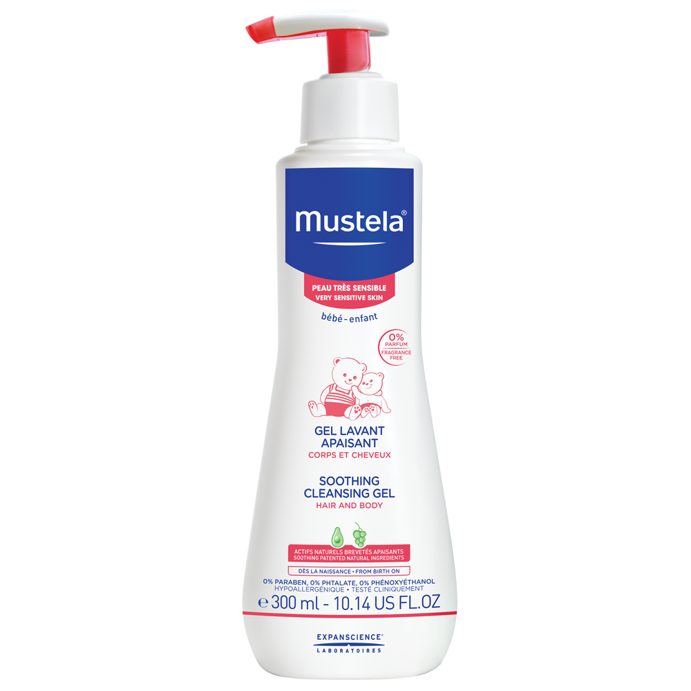 Mustela Soothing Cleansing Gel Çok Hassas Ciltler İçin Rahatlatıcı Şampuan 300 ml