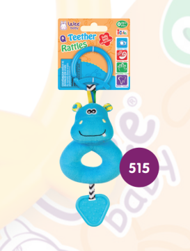 Wee Baby Oyuncak Çıngırak Dişlik Hippo 515