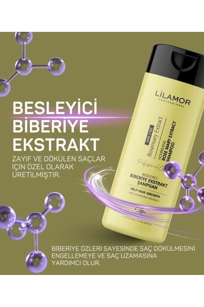 Lilamor Biberiye Şampuan 400 ml