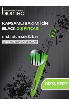 Biomed Black Diş Fırçası Medium