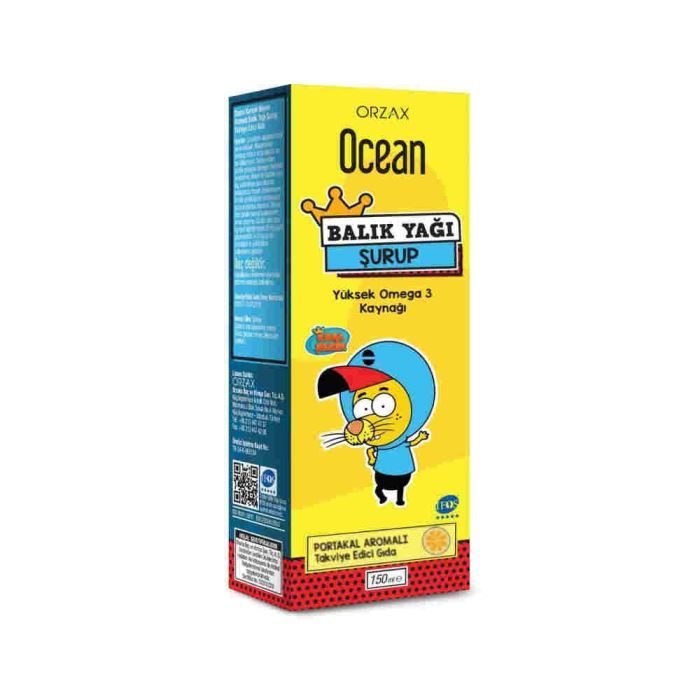 Ocean Balık Yağı Portakal Aromalı Şurup 150 ml