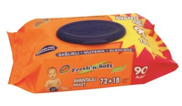 Freshn Soft Islak Mendil (Islak Bebek Havlusu) 90 Yaprak