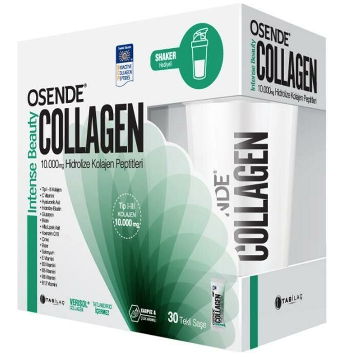 Osende Intense Beauty Collagen 30 Tekli Saşe Kolajen - Shaker Hediyeli