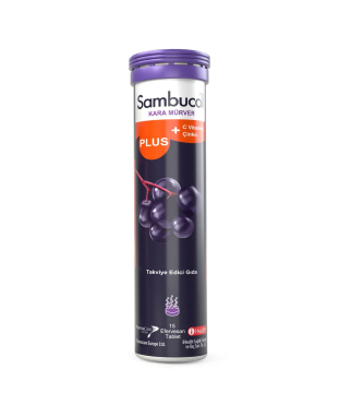 Sambucol Plus Black Elderberry Efervesan 15 Tablet