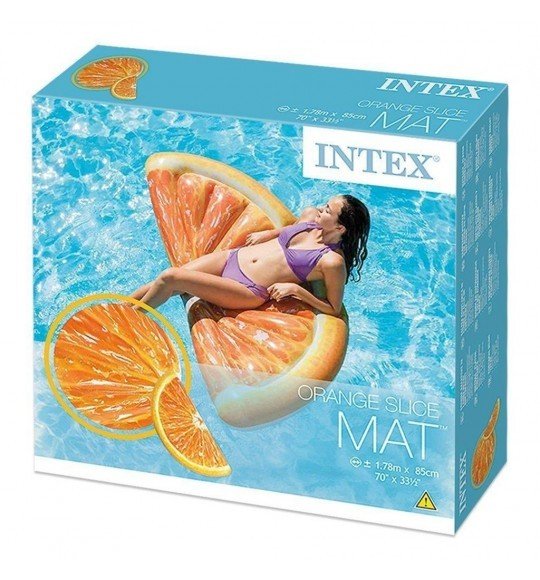 Intex 58763 Portakal Deniz Yatağı  178 cm