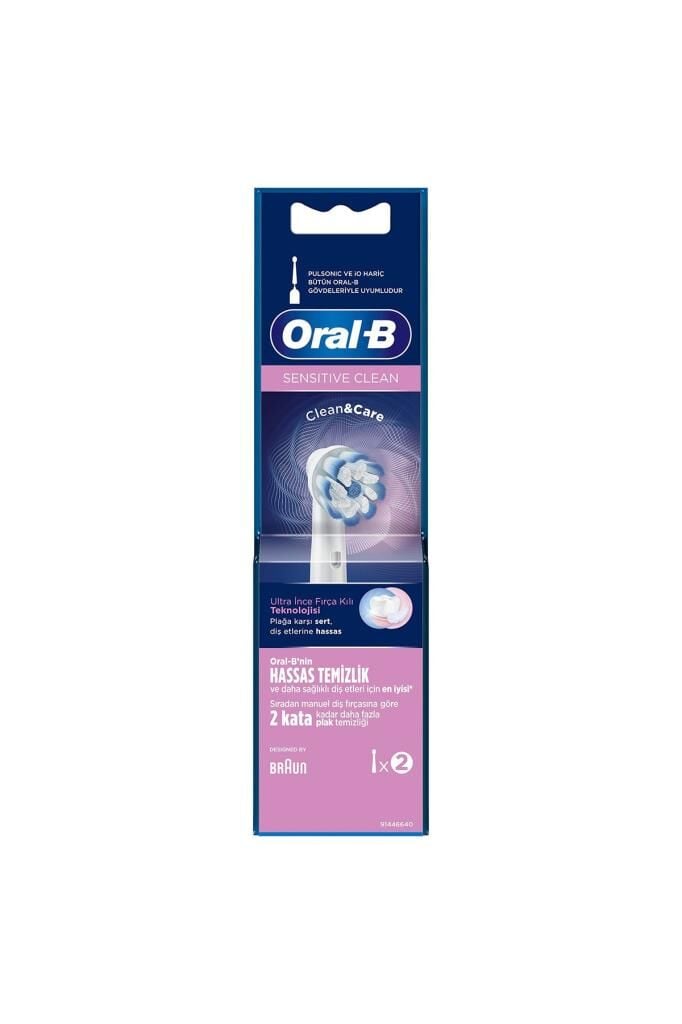 Oral-B Sensitive Clean 2'li Diş Fırçası Yedek Başlığı EB60