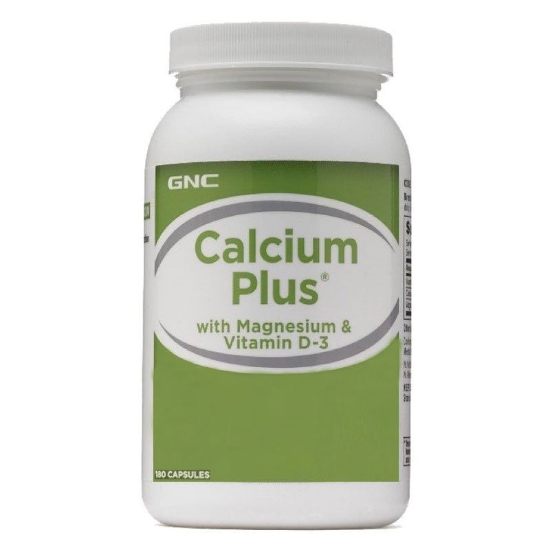 GNC Calcium Plus Vitamin D-3 180 Kapsül