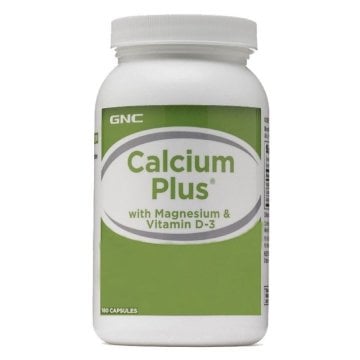 GNC Calcium Plus Vitamin D-3 180 Kapsül