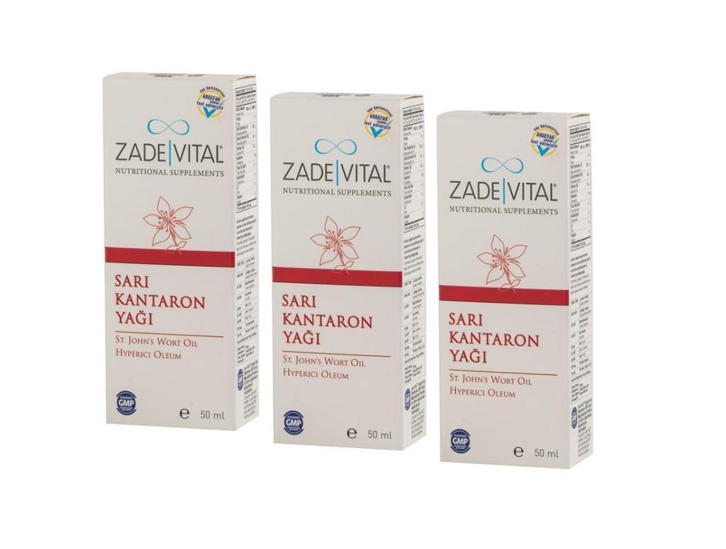 Zade Vital Sarı Kantaron Yağı 50 ml 3 Al 2 Öde