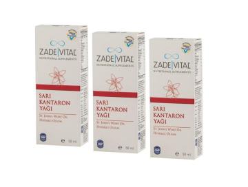Zade Vital Sarı Kantaron Yağı 50 ml 3 Al 2 Öde