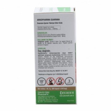 Arkopharma Guarana 90 Kapsül