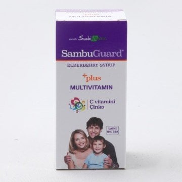 Suda Vitamin Sambugard Kara Mürver Şurup 120 ml
