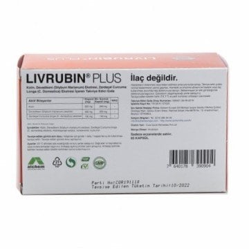 Livrubin Plus 60 Kapsül