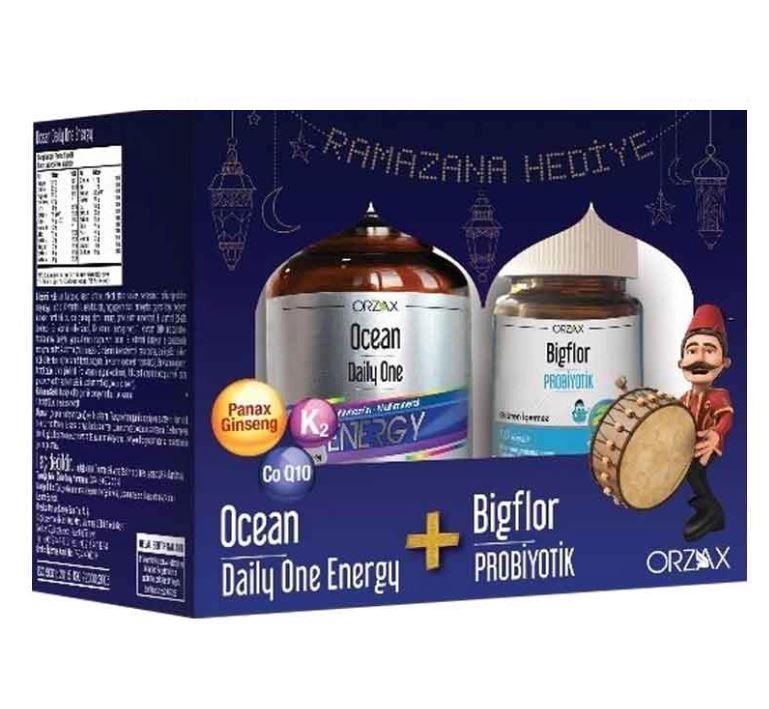Orzax Ocean Daily One Energy 30 Tablet + Bigflor Probiyotik 10 Kapsül HEDİYE