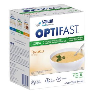 Nestle Optifast Tavuklu Toz Çorba 8 x 53 gr