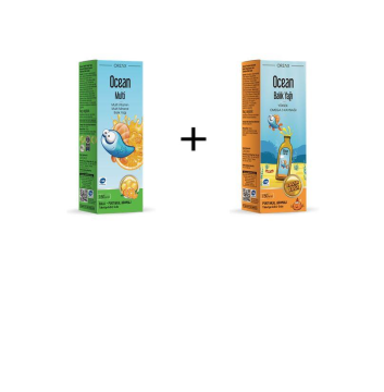 Ocean Multi ve Balık Yağı Şurup 2'li Set