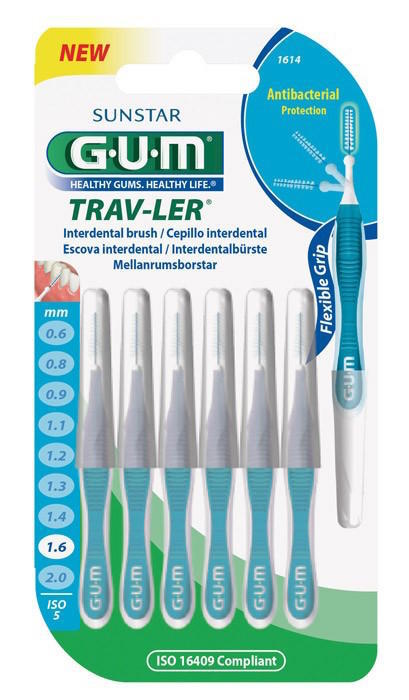 Gum Travler Arayüz Fırçası 1614 G 1.6 mm