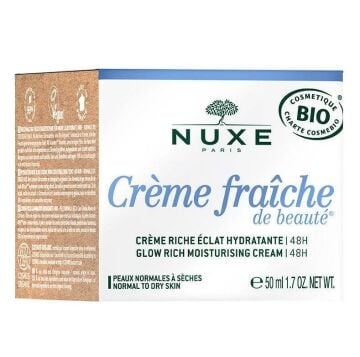 Nuxe Creme Fraiche de Beaute 48 Saat Nemlendirici Organik Yoğun Bakım Kremi 50 ml